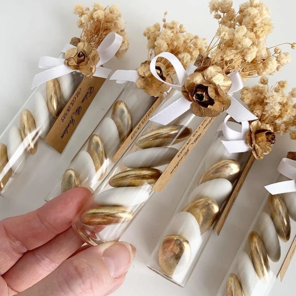 Sugared Almond Guest Gift for Baptism