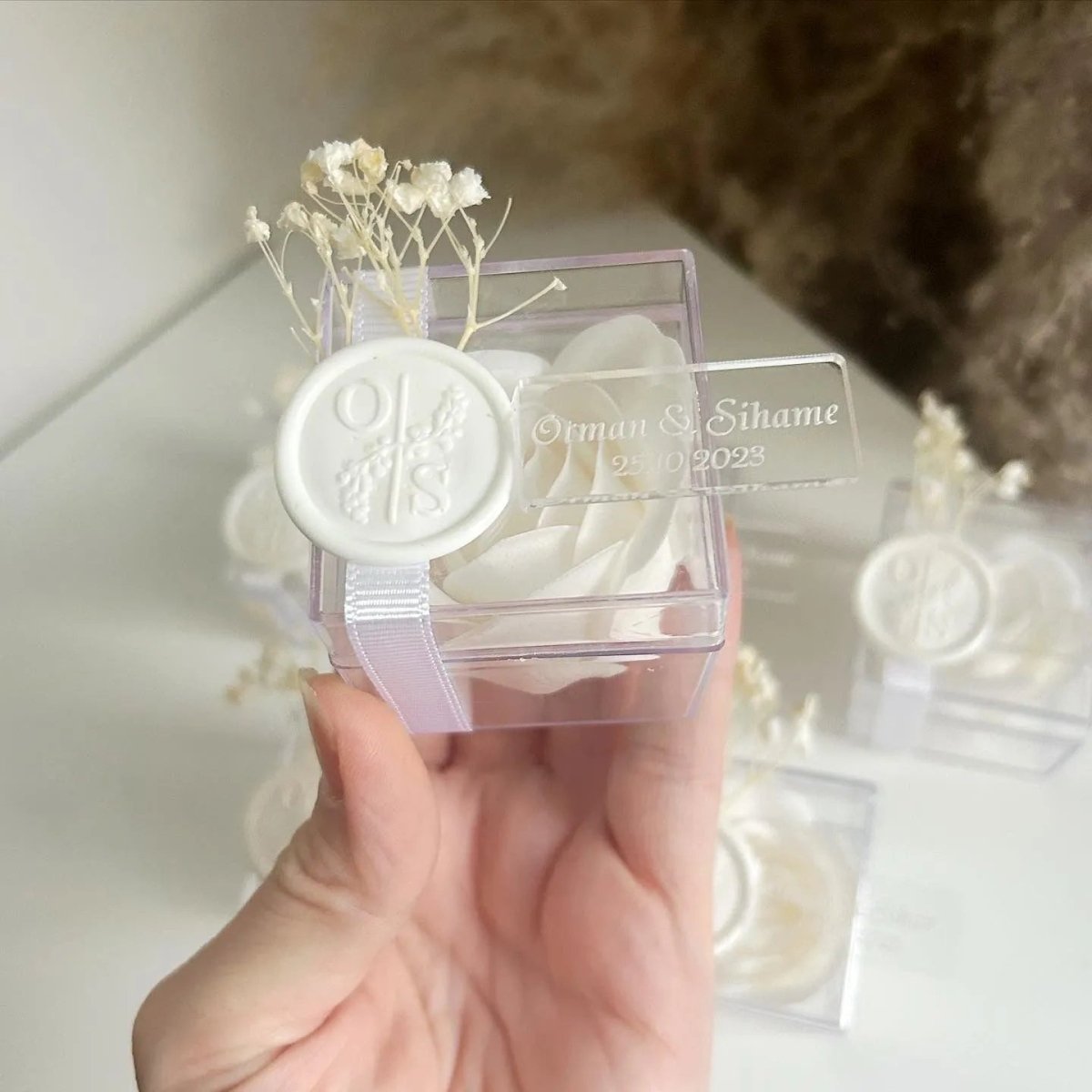 Soap Rose Wedding Guest Gift